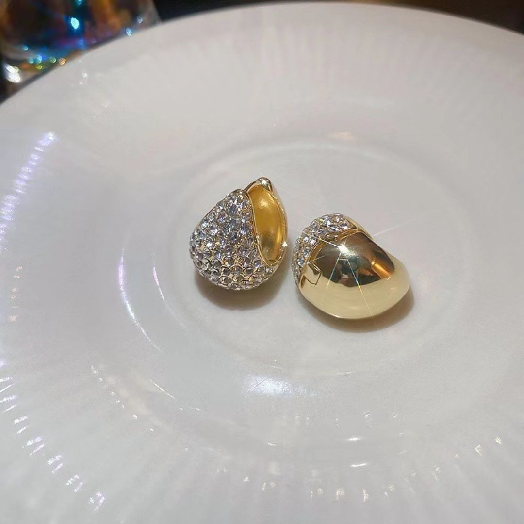 Dazzling Dome Drop Earrings