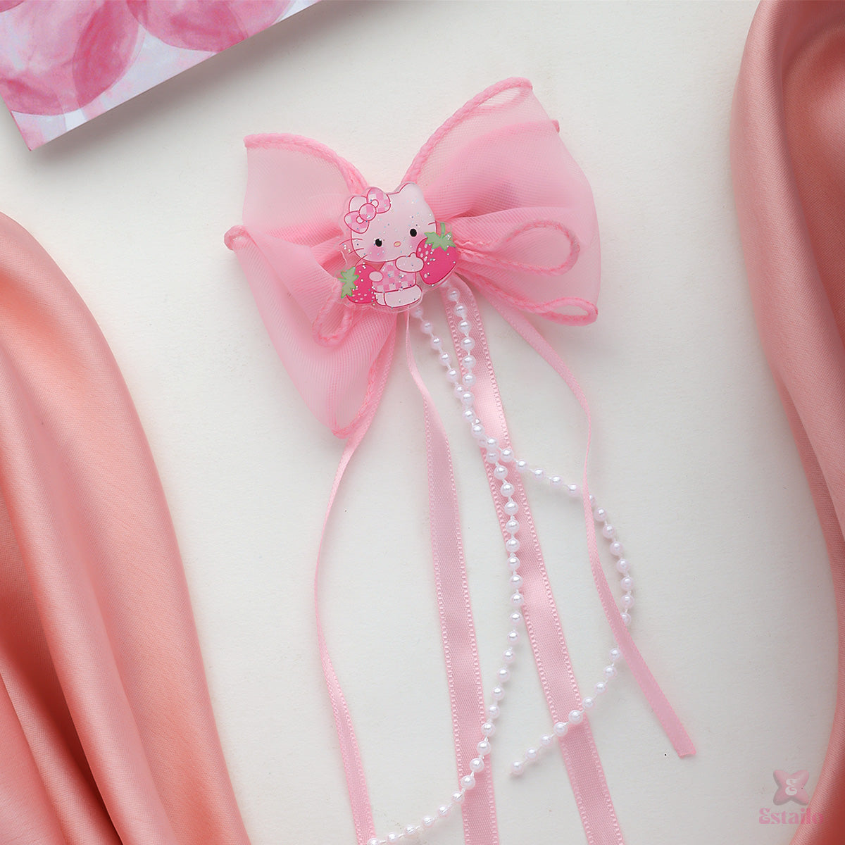 Sweet Bunny Bow Hair Clip