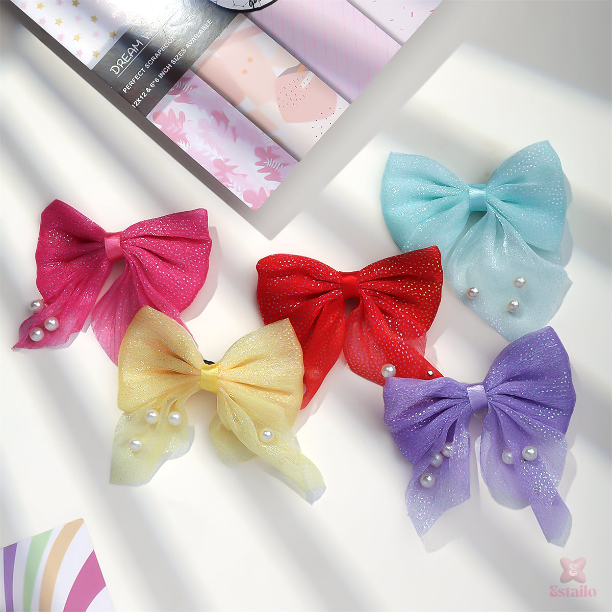 Dainty Pearl Bow Clip (PACK OF 1)