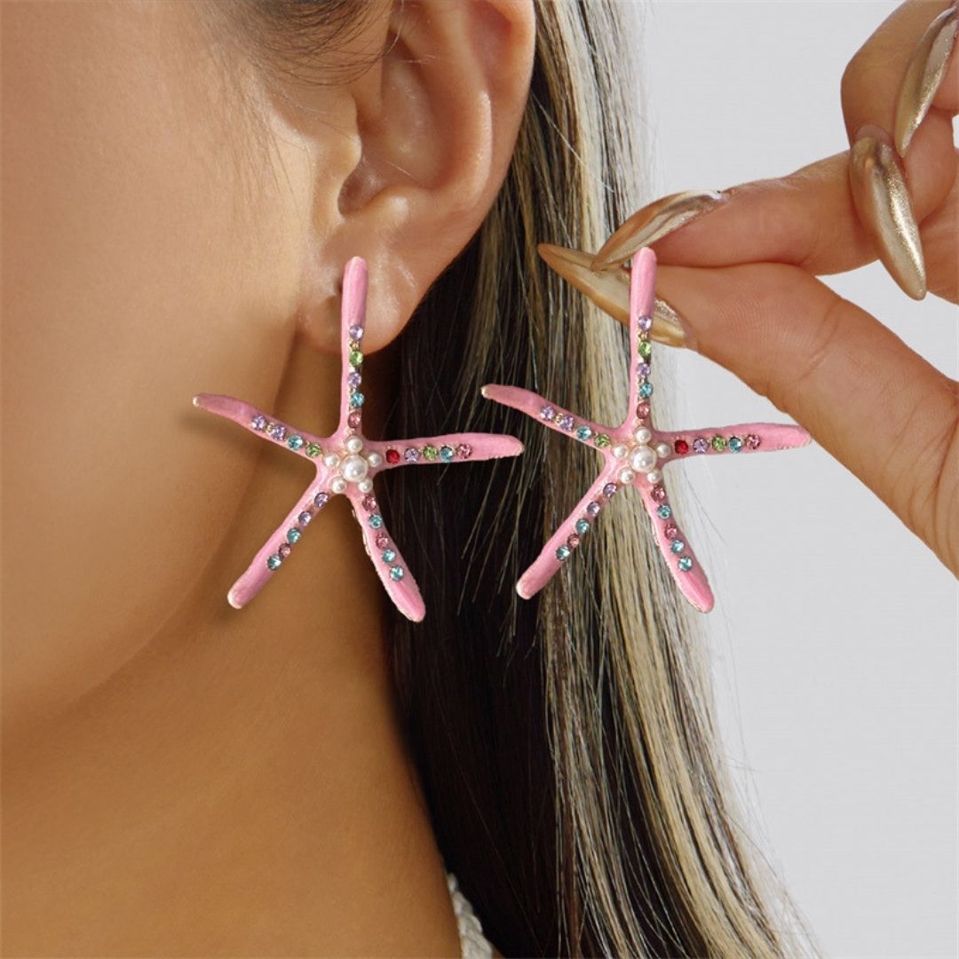 Amalfi Coast Starfish Studs Earrings