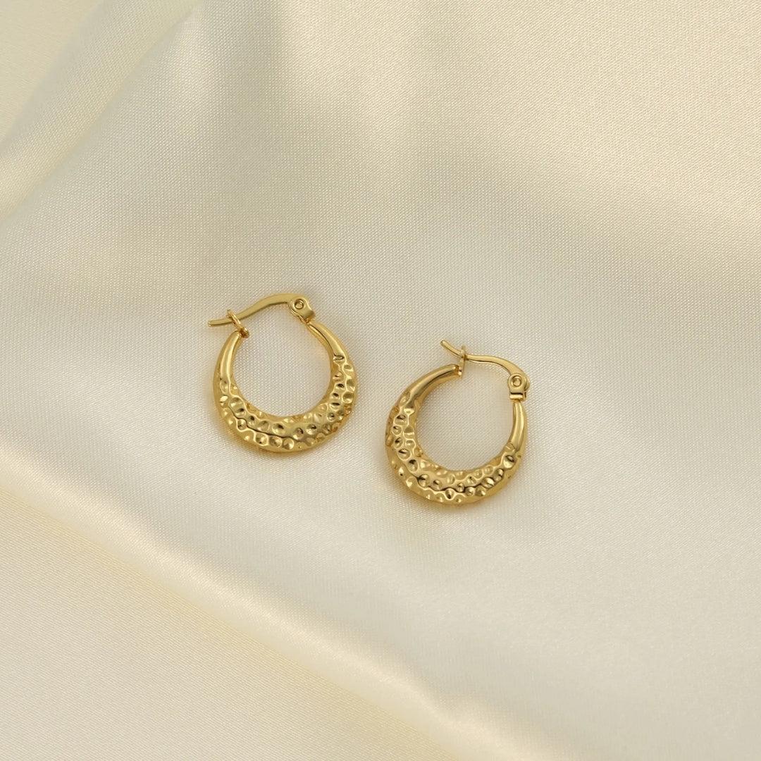 Bling-Tarnish Hoops Earrings