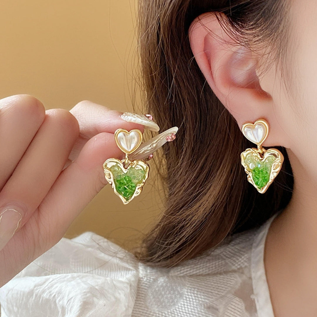 Nature's Embrace Heart Earrings