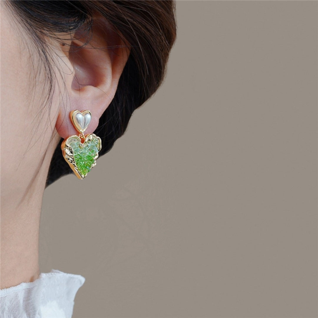 Nature's Embrace Heart Earrings