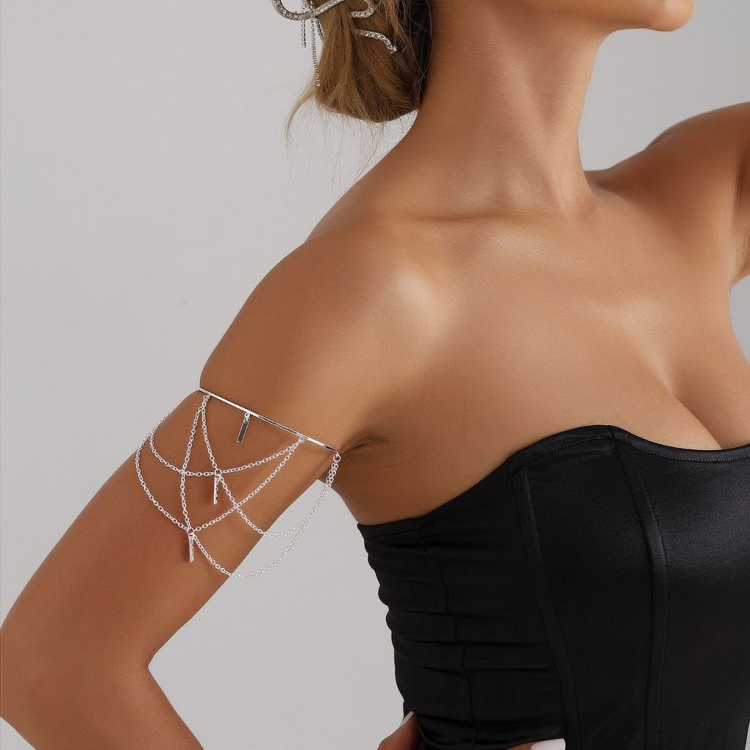 Empress Gilded Drape  Arm Cuff