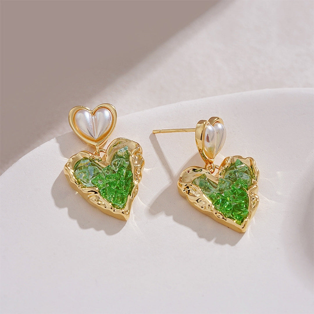 Nature's Embrace Heart Earrings