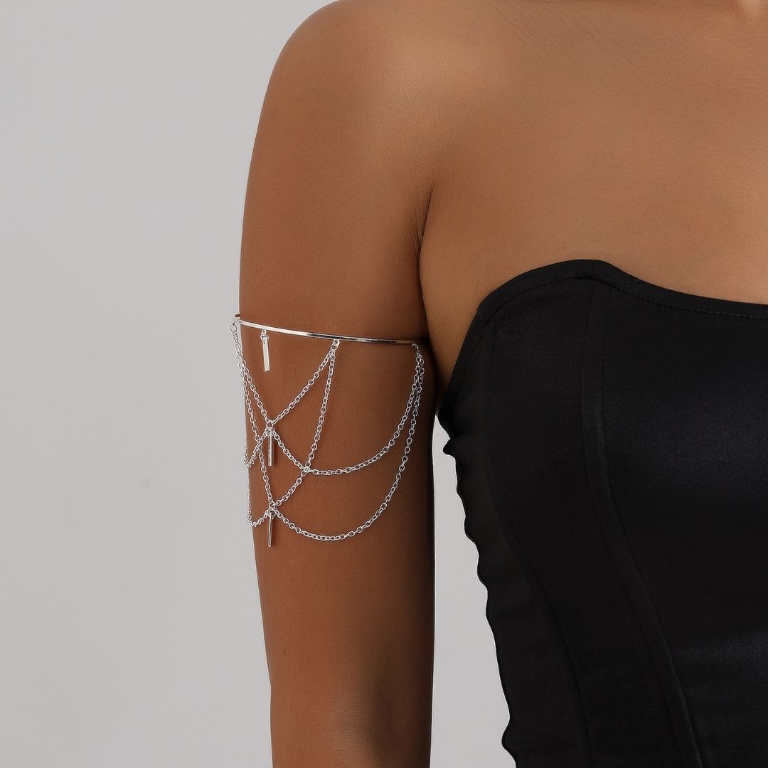Empress Gilded Drape  Arm Cuff