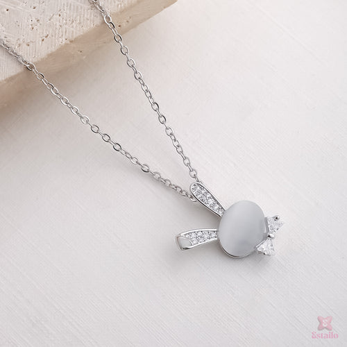 Moonbeam Bunny Necklace