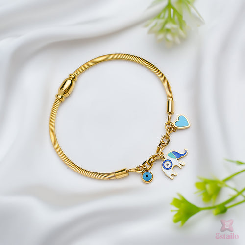 Golden Empress Statement Bracelet