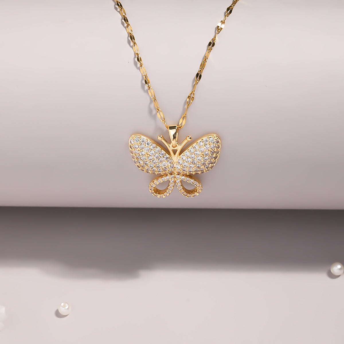 Flappy Love Butterfly Necklace