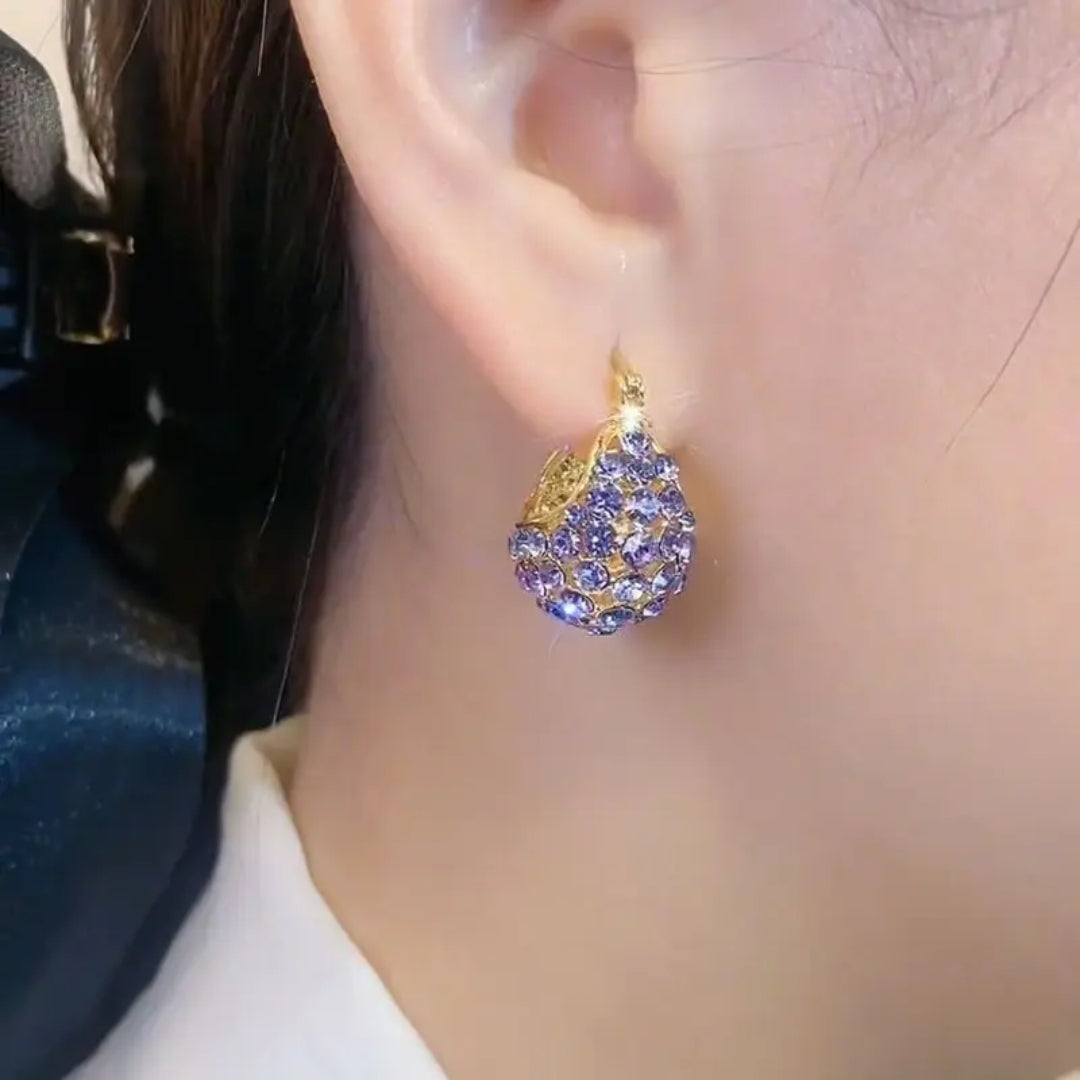 Grapevine Zircon Clusters Earrings