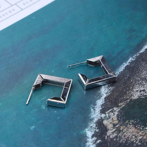 Geometric Dangle Earrings