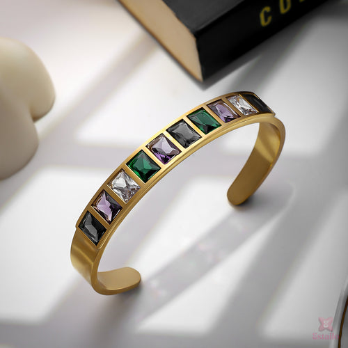 Gemstone Cuff Bracelet