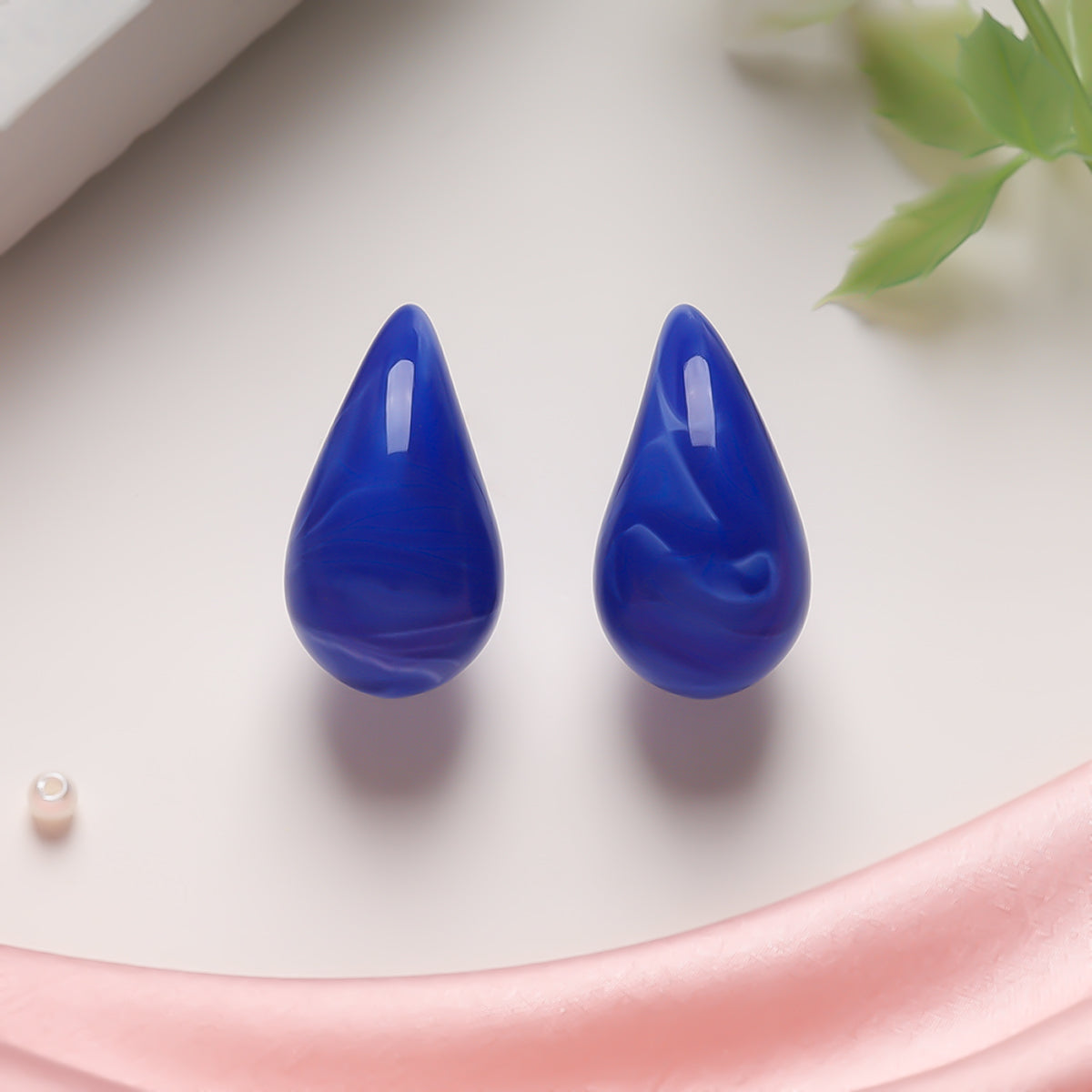 Drop Celestial Blue Stud Earrings