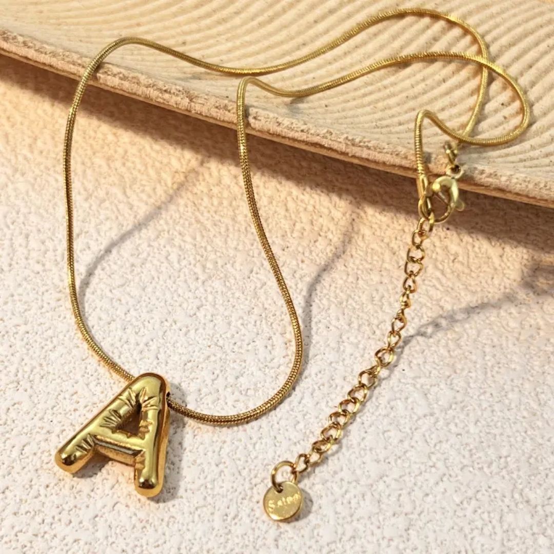 Initial Elegance "A" Neckpiece