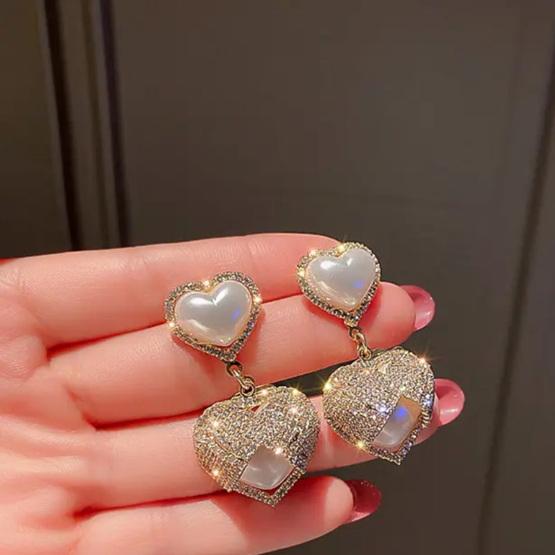Glowing Heart Earrings