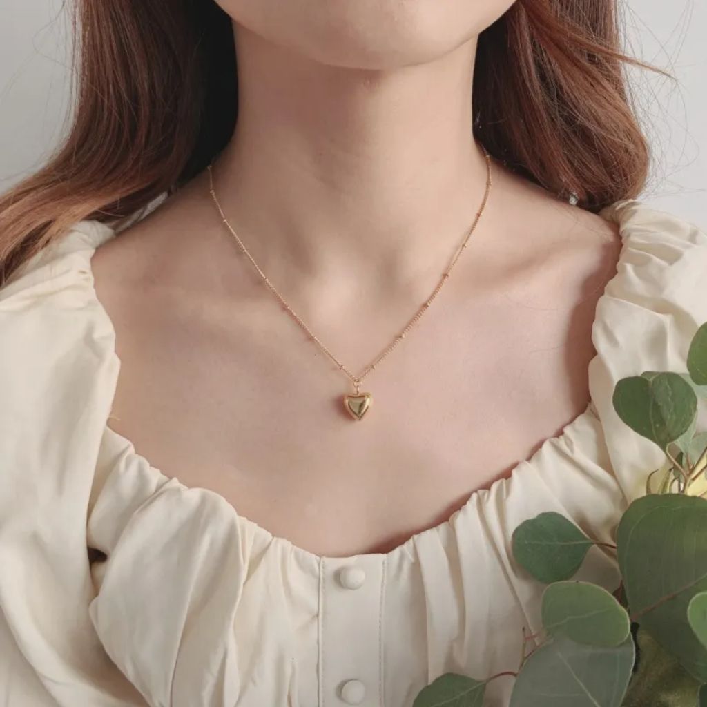 Golden Heartbeat Necklace