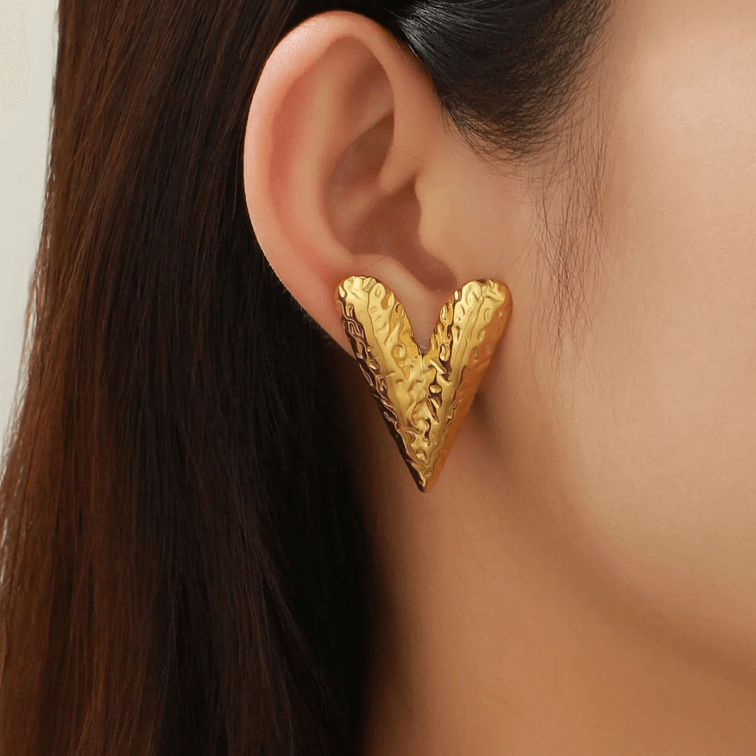 As Pretty Heart Earrings