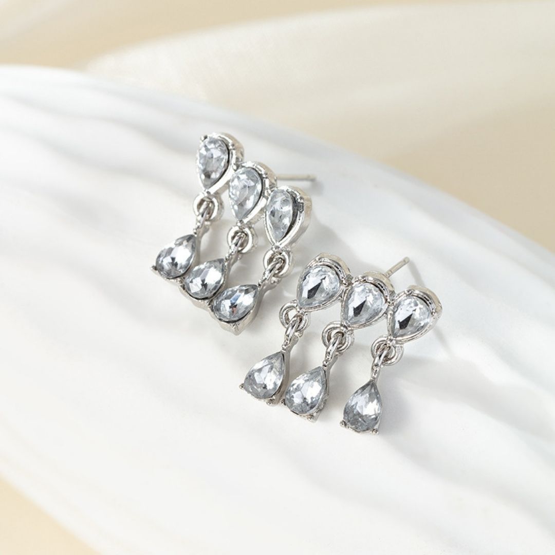 Sleek Prism Climbers Earrings