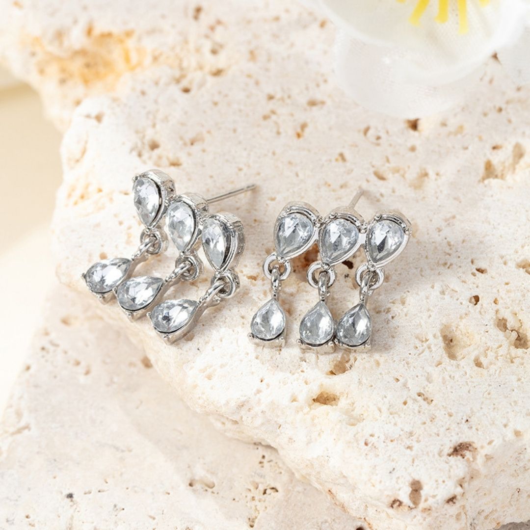 Sleek Prism Climbers Earrings