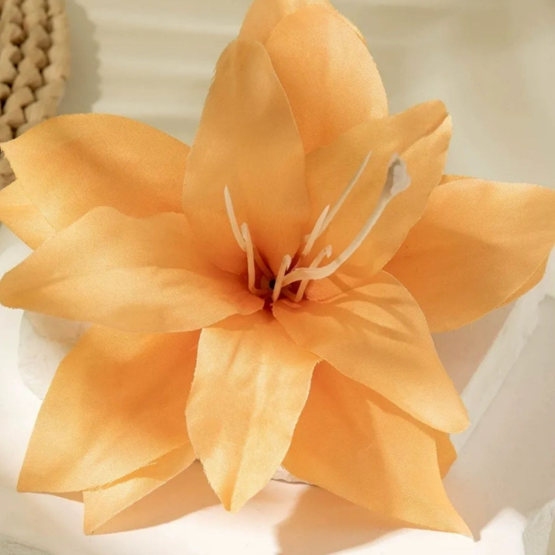 Orange Lily Clip
