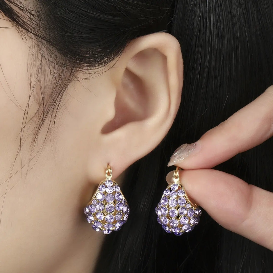 Grapevine Zircon Clusters Earrings