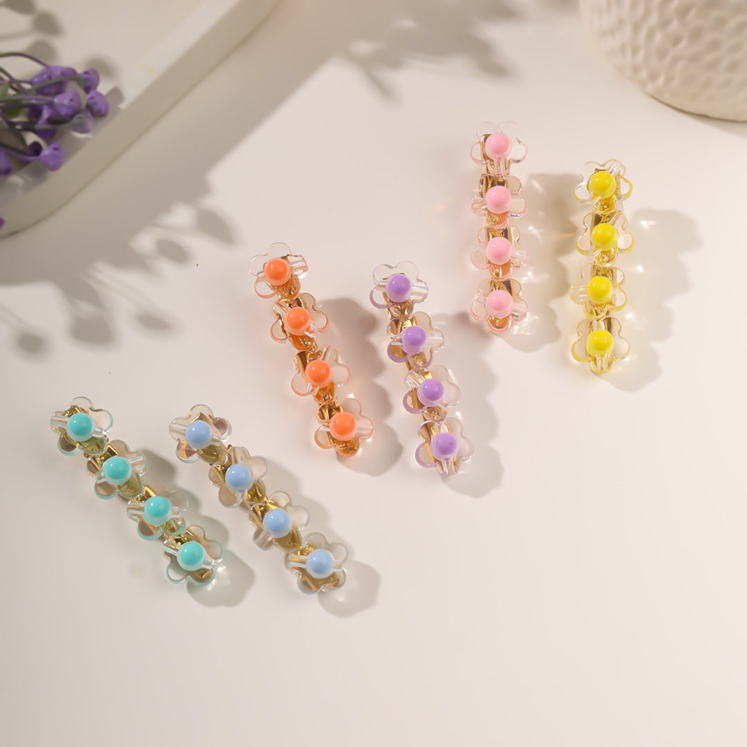Crystal Daisy Hair Pin (pack of 2)