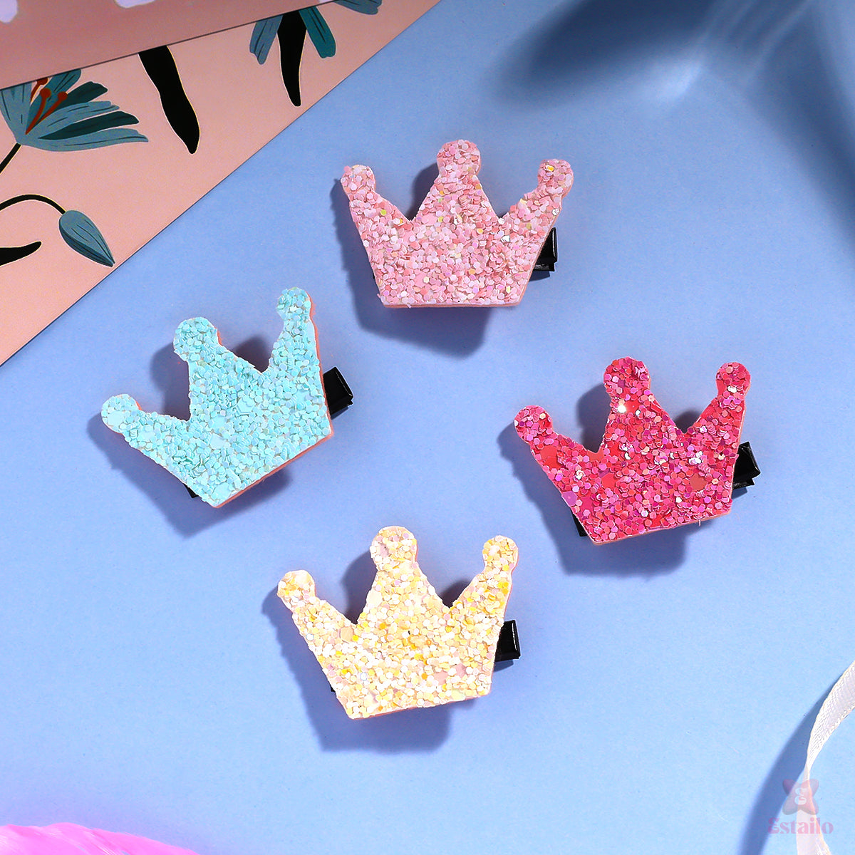 Glitter Queen Clips