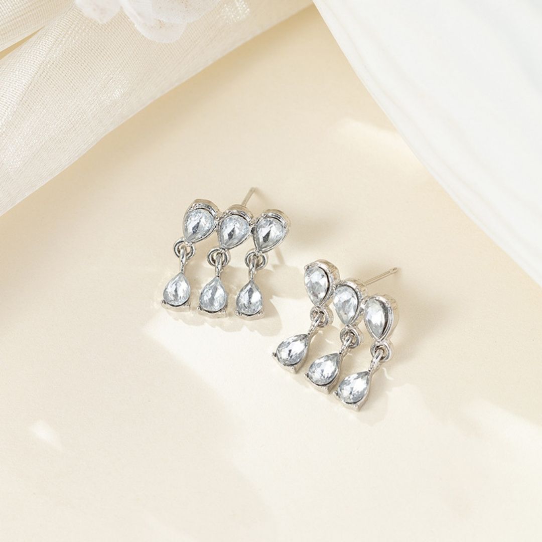 Sleek Prism Climbers Earrings