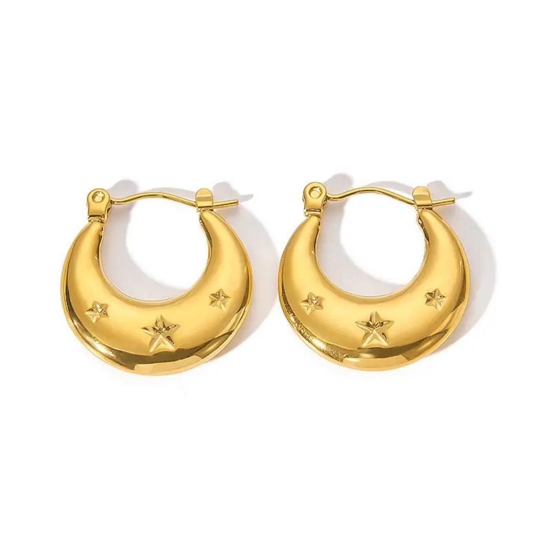 Anti tarnish Hoops Earrings