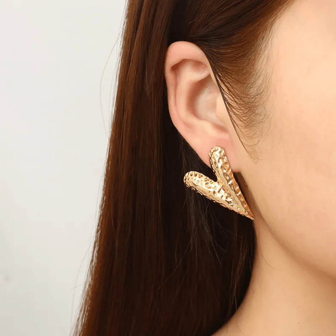 As Pretty Heart Earrings