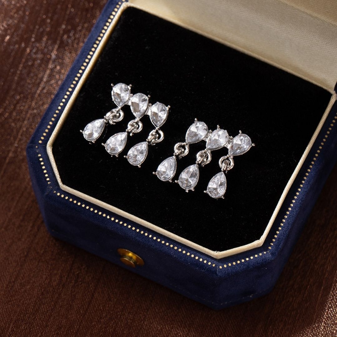 Sleek Prism Climbers Earrings