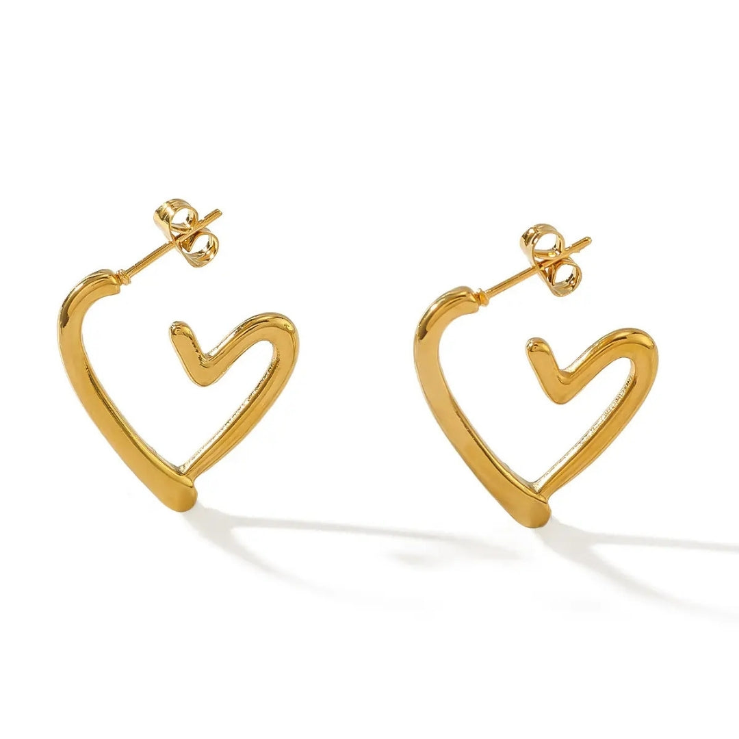 As Pretty As Gold Hoop Earrings