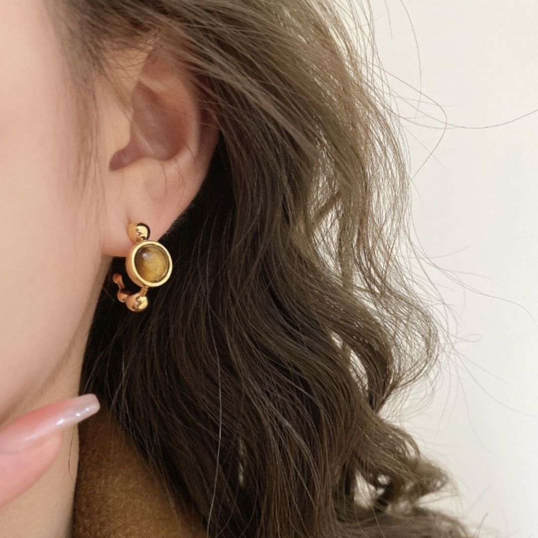 Desert Sun Hoops Earrings
