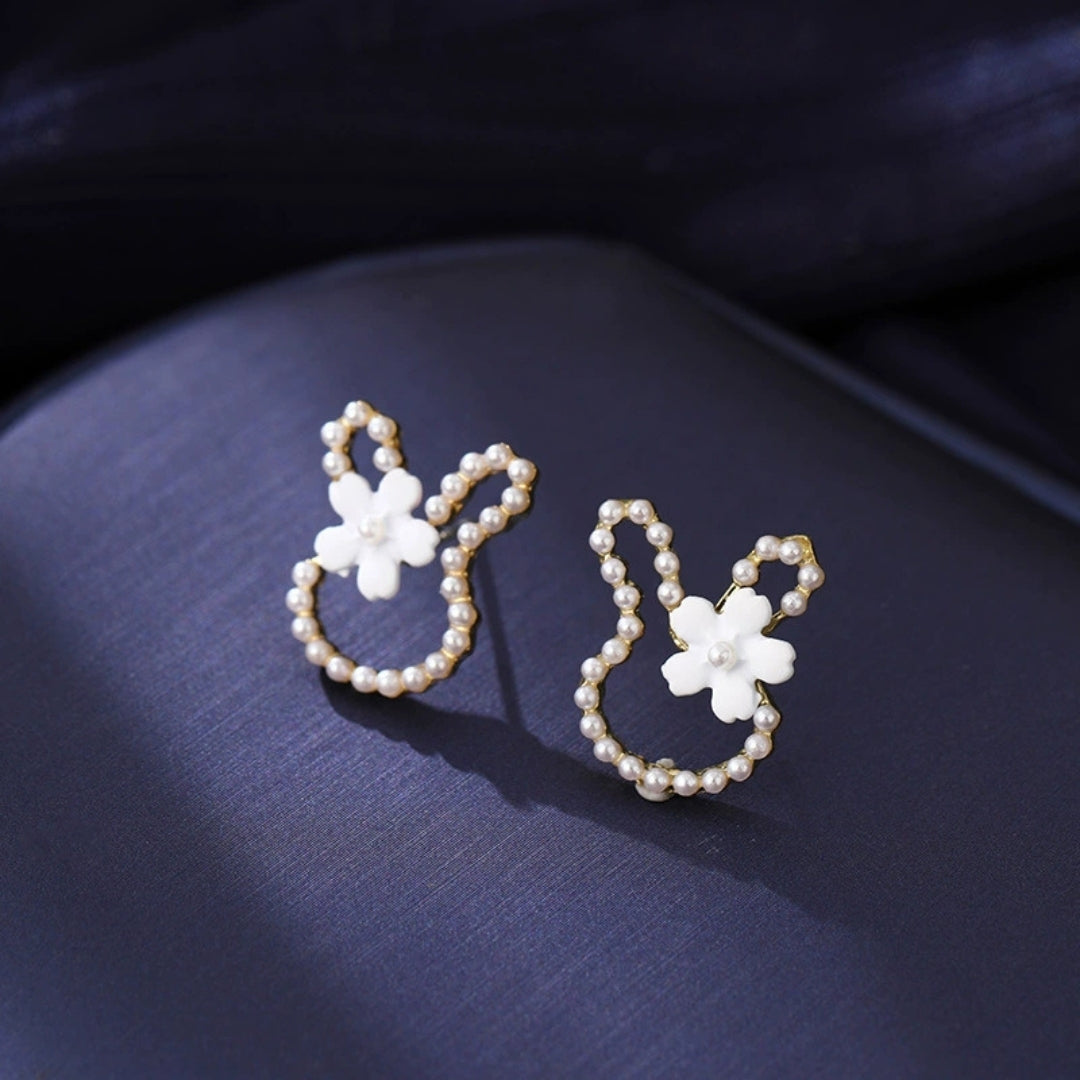 Bunny Bloom Studs Earrings