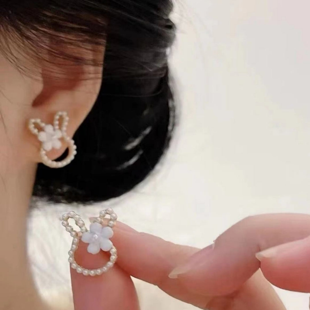 Bunny Bloom Studs Earrings
