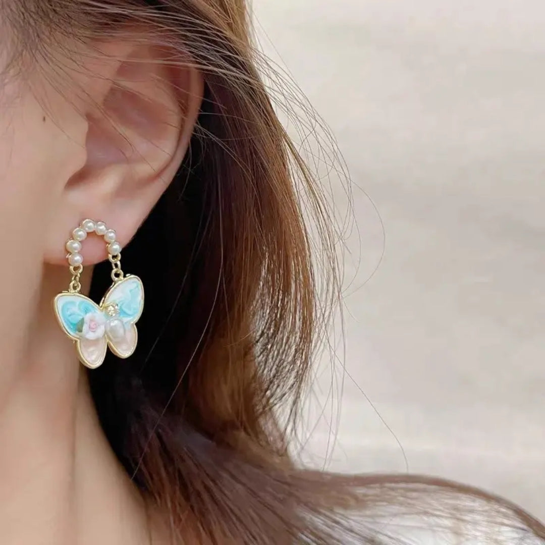 Chrysalis Pearl Drops Earring