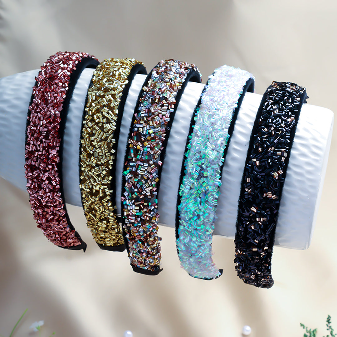 Sparkling Multicolor Hair Band (pack of 1)