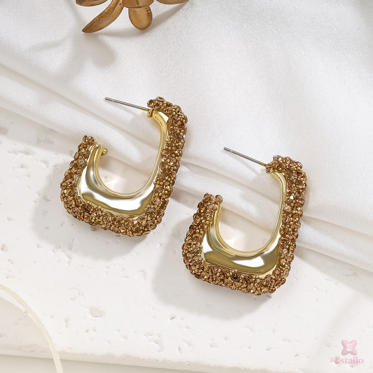 Sparkling Hoops Earring