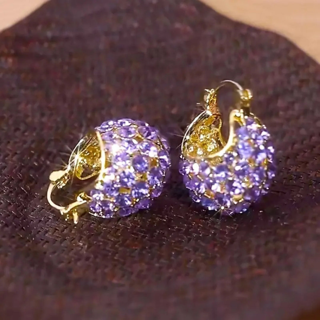 Grapevine Zircon Clusters Earrings