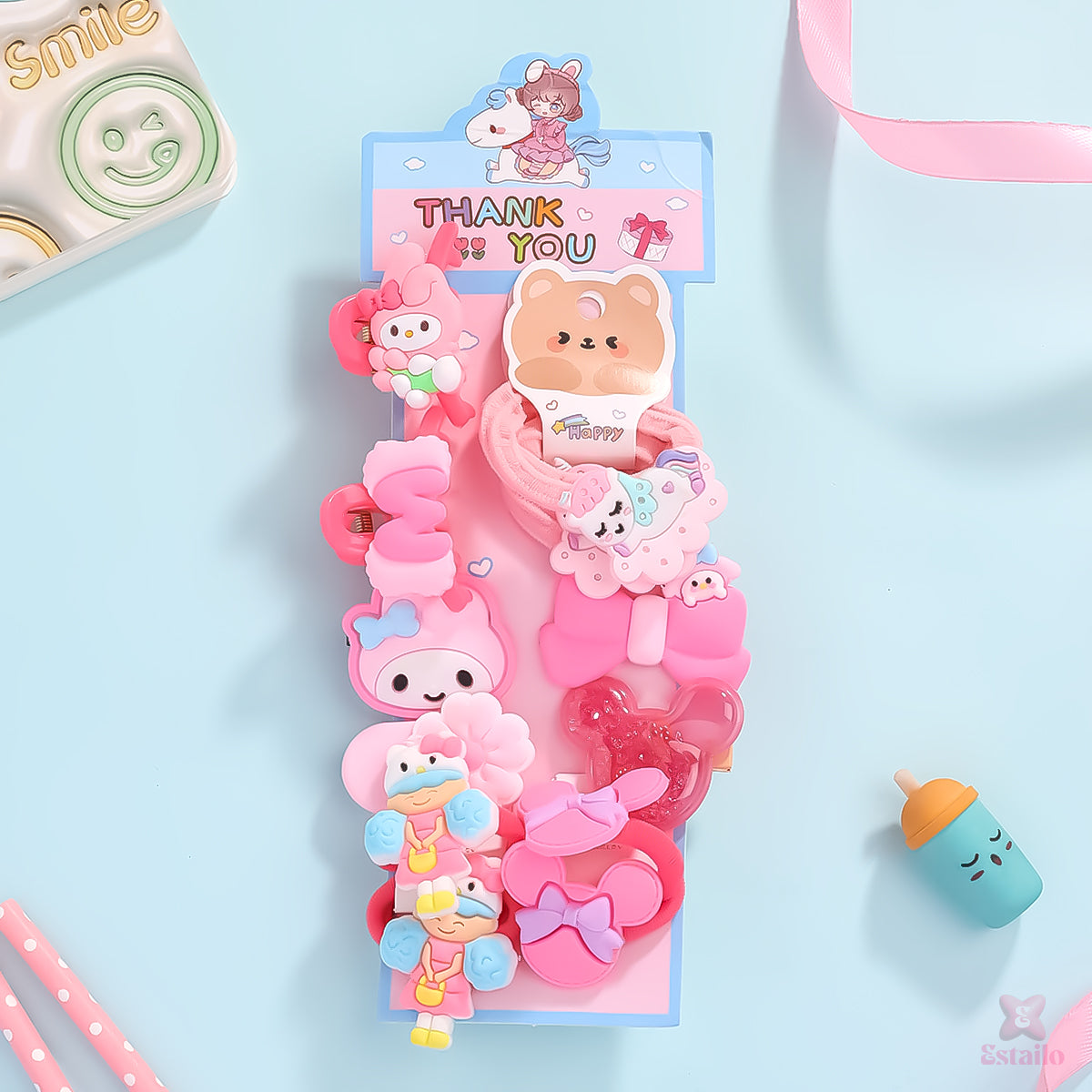 Teddy Tresses Hair Accessories Combo for Kids