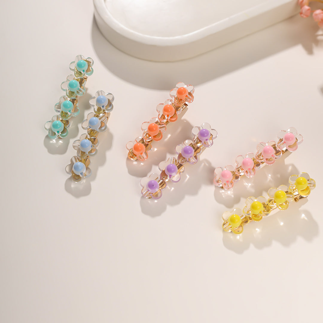 Crystal Daisy Hair Pin (pack of 2)