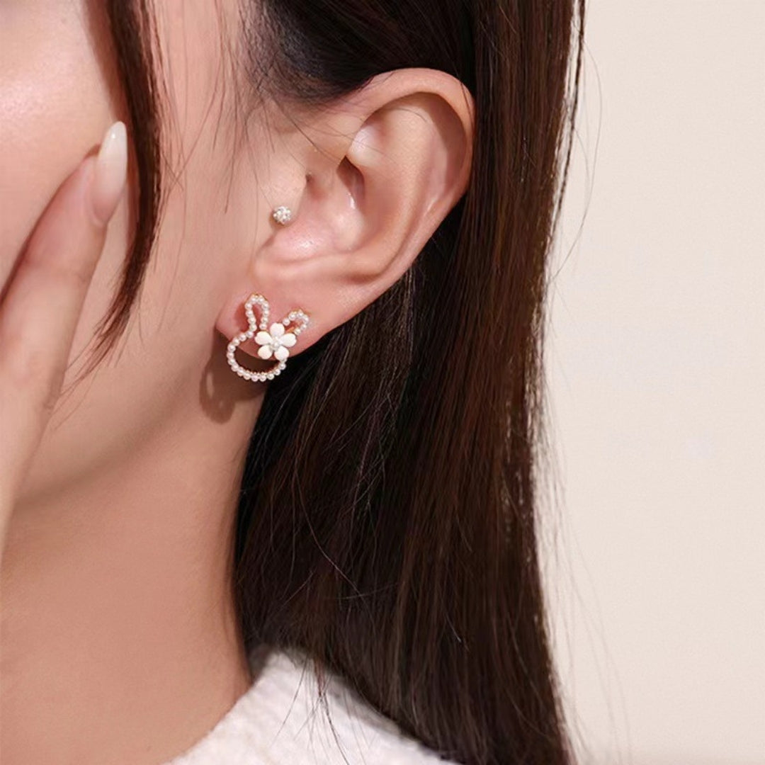 Bunny Bloom Studs Earrings