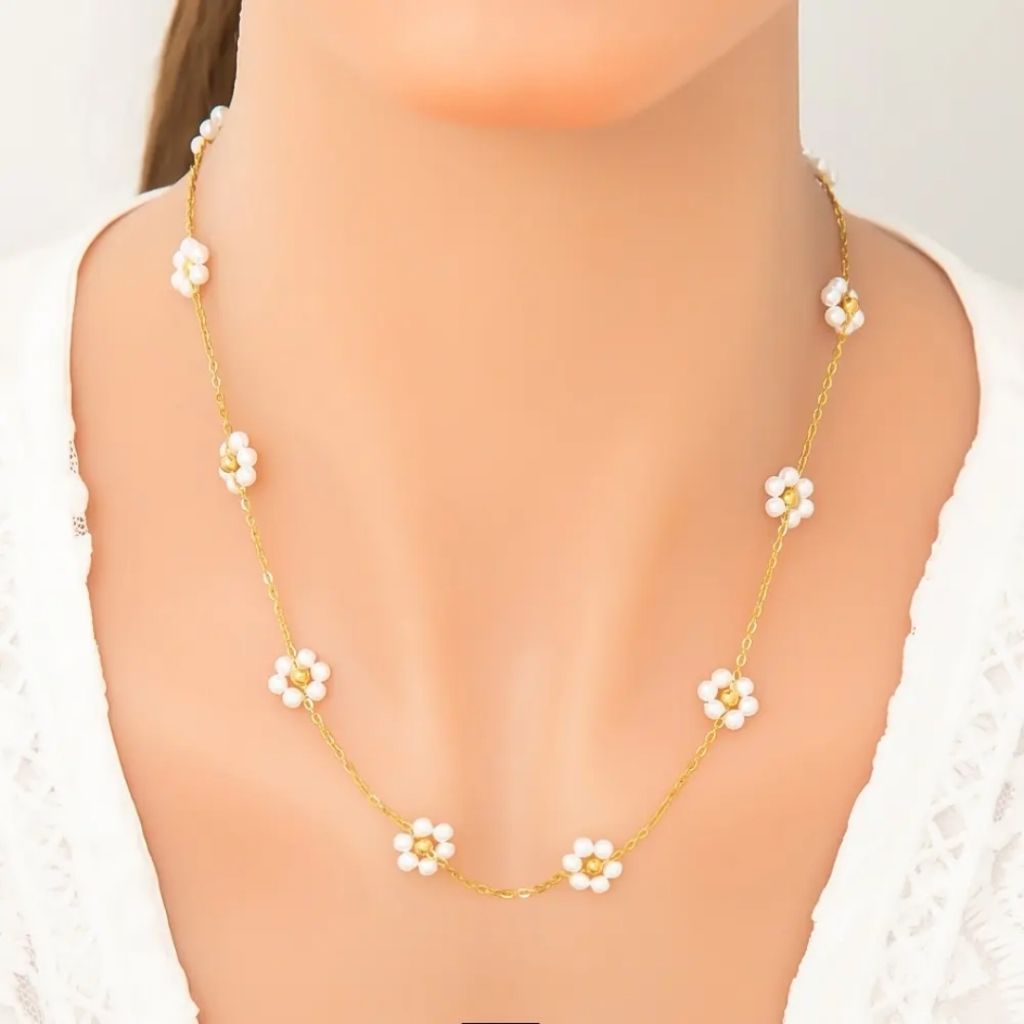 Pearl Blossom Necklace