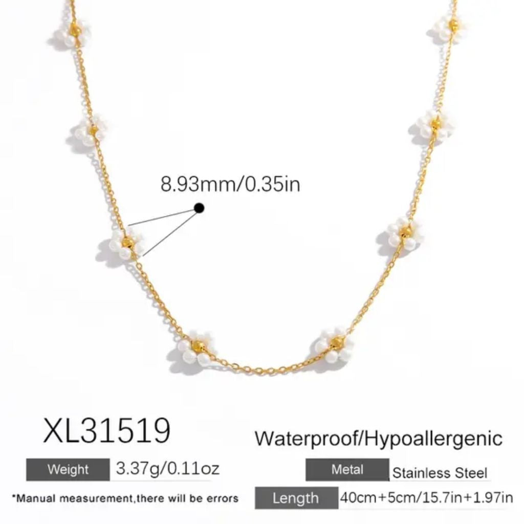 Pearl Blossom Necklace