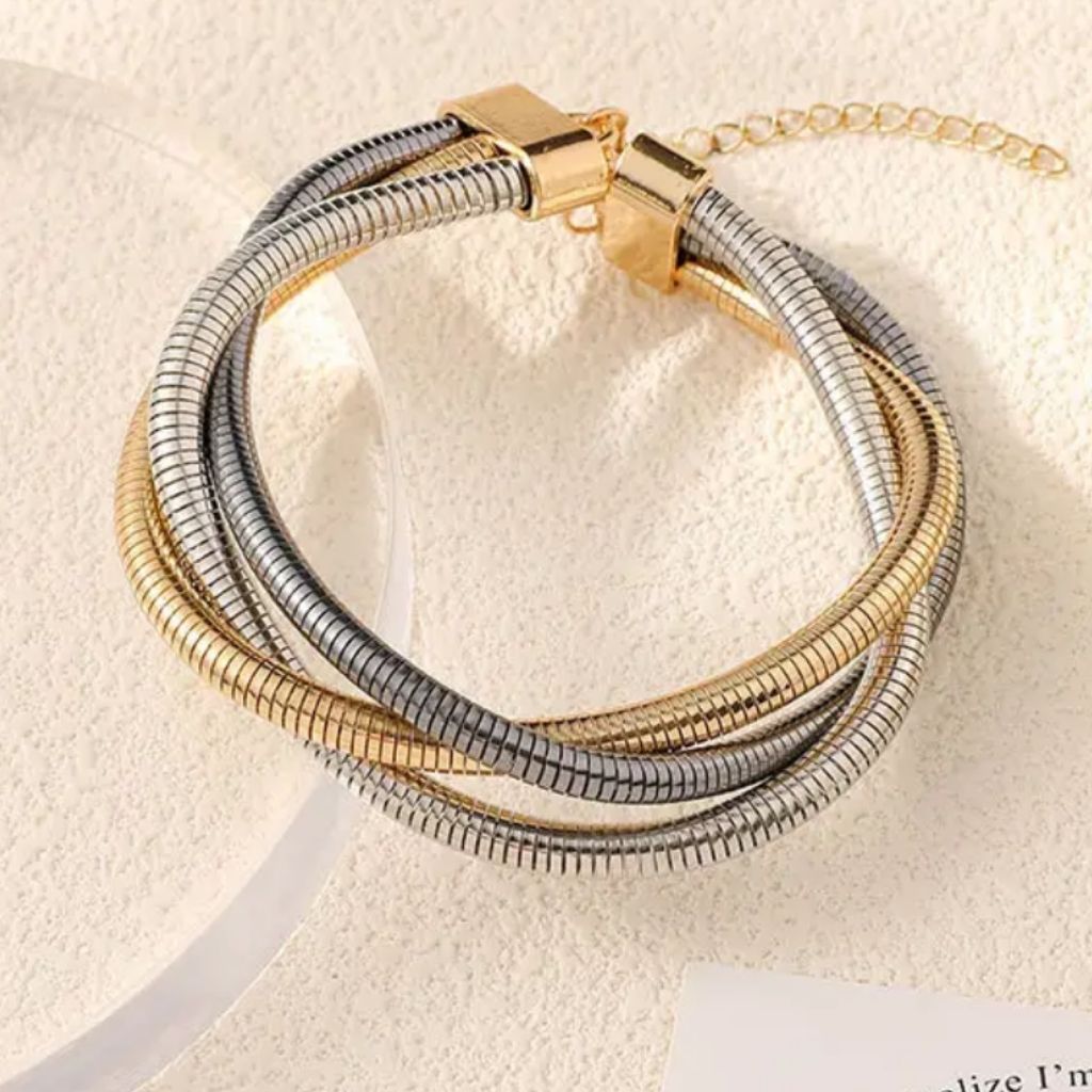 Rope Swirl Necklace & Bracelet