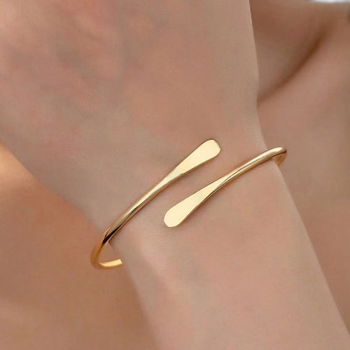 Sleek Tapered Cuff Bracelet