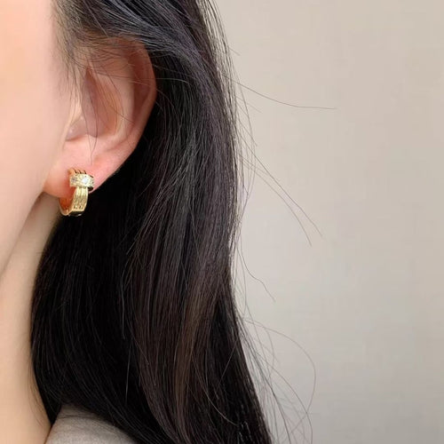 Golden Band hoops Earrings