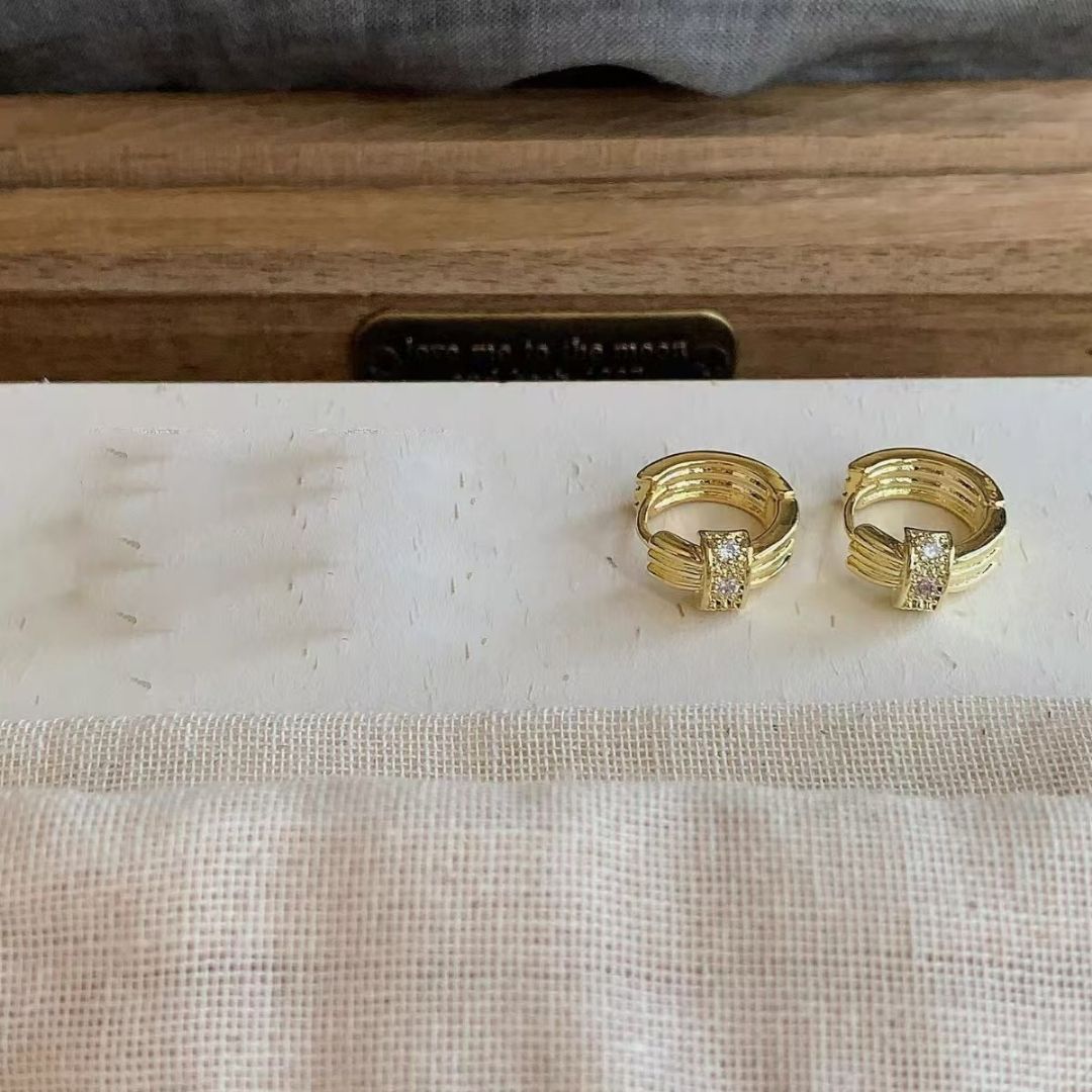 Golden Band hoops Earrings