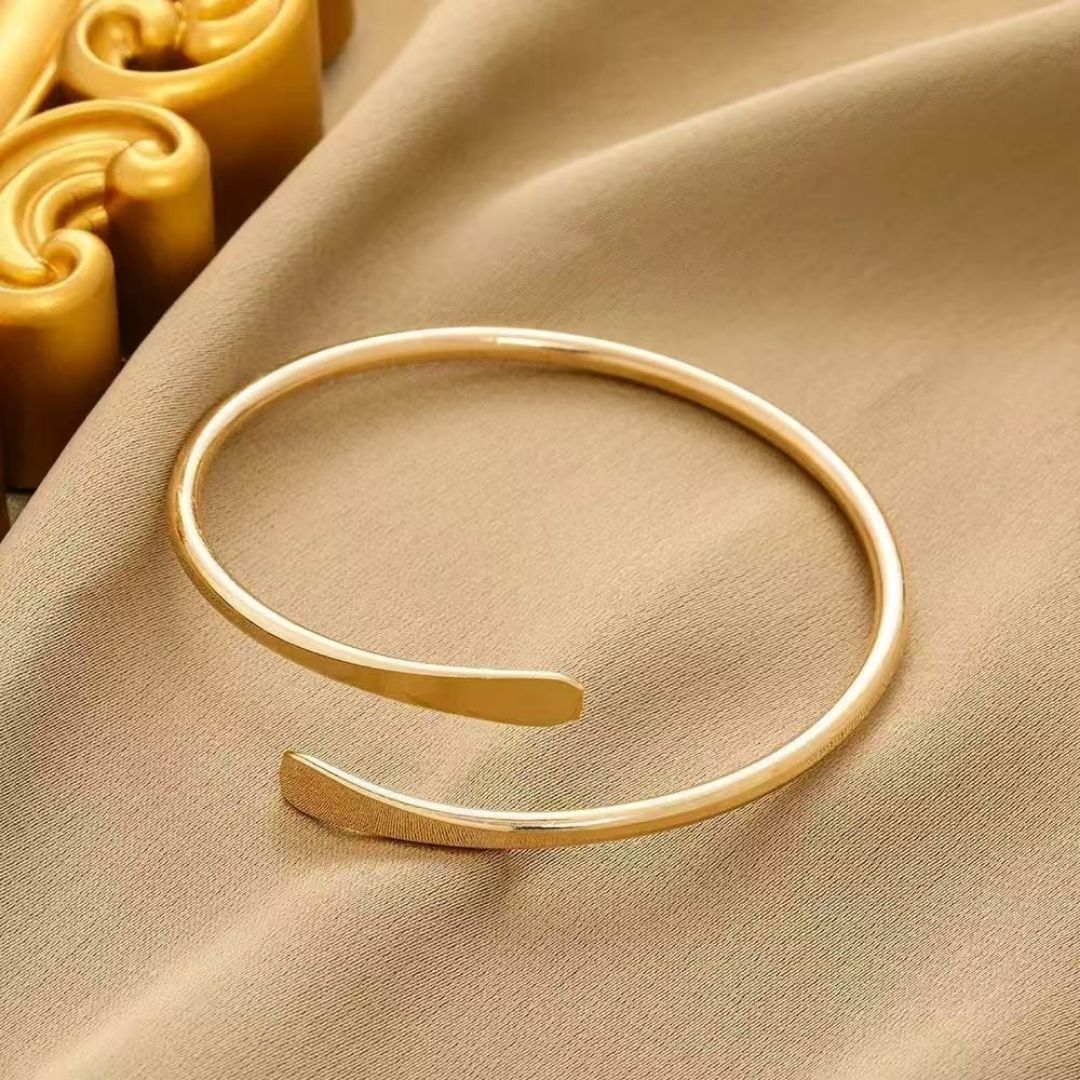 Sleek Tapered Cuff Bracelet