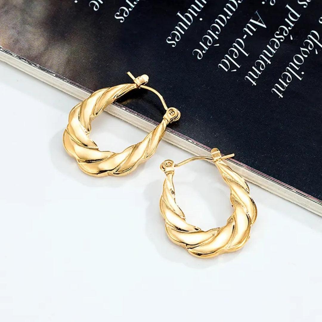 Golden Hoops Earrings